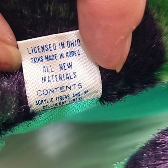 Vintage 90s Weird Funky Big Eye XL Jumbo Frog Toad Carnival Plush Stuffed Animal - Picture 13 of 17